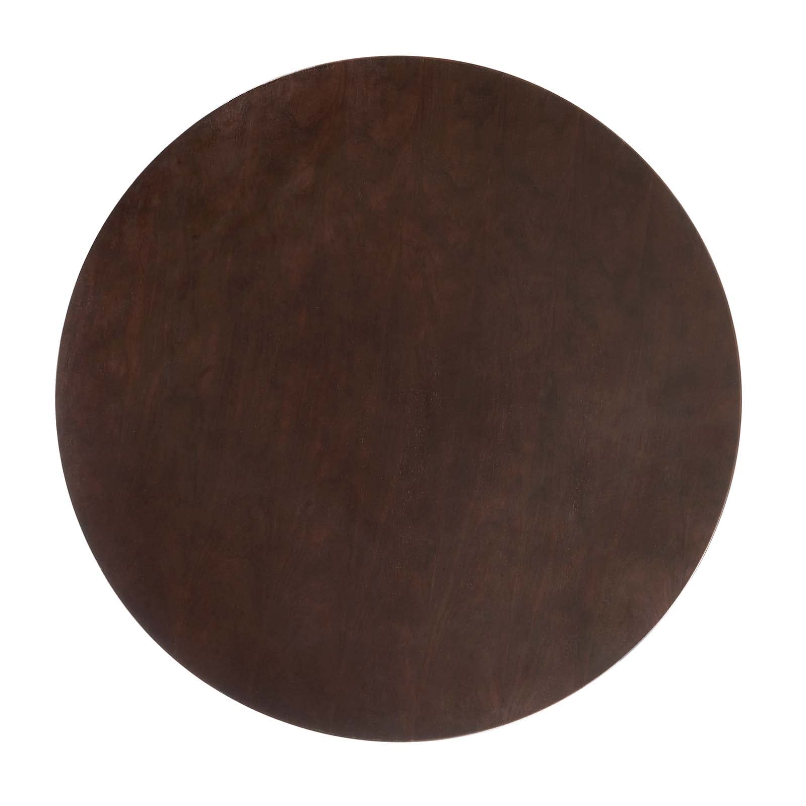 Modway Lippa Dining Table, 60", Black Cherry Walnut